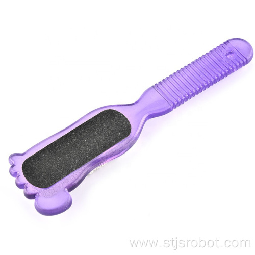 Fashion High Quality Plastic handle foot file pedicure foot scraper